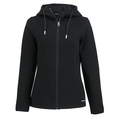 Cutter & Buck Roam Epic Versatility Recycled Womens Full Zip Hooded Jacket