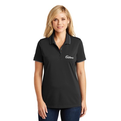 Port Authority® Women's Dry Zone UV Micro-Mesh Tipped Embroidered Polo