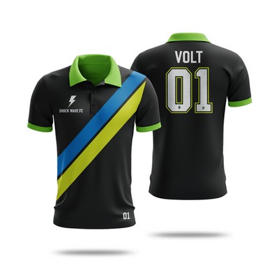 Sublimation 150G Interlock Short Sleeve Polo